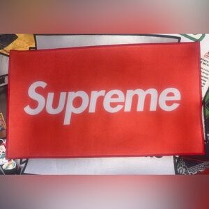 Supreme Vibrant Red Box Logo Rug